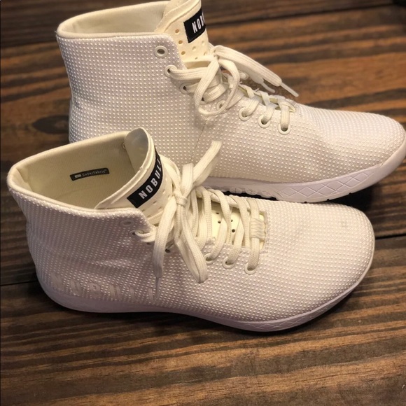 NOBULL High-Top Trainer - Black Heather / Off White | Rogue Europe